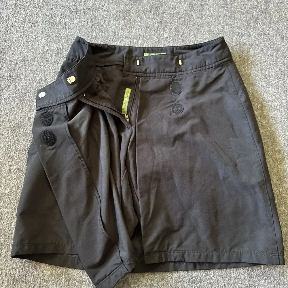 REI Women’s Wrap Skort Size 2 Skirt 50+ UPF Outdoor Hiking Sports Black